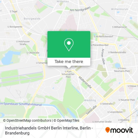 Карта Industriehandels GmbH Berlin Interline