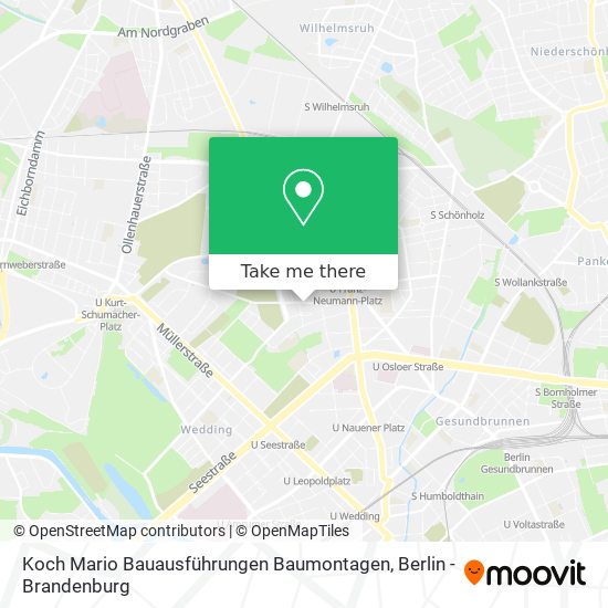 Koch Mario Bauausführungen Baumontagen map