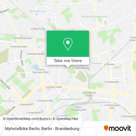 Myhotelbike Berlin map