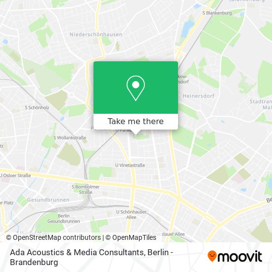 Ada Acoustics & Media Consultants map