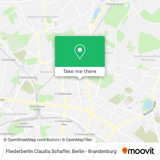 Карта Fliederberlin Claudia Schaffer