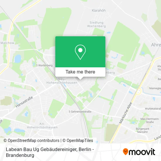 Карта Labean Bau Ug Gebäudereiniger