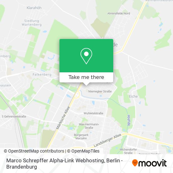 Marco Schrepffer Alpha-Link Webhosting map