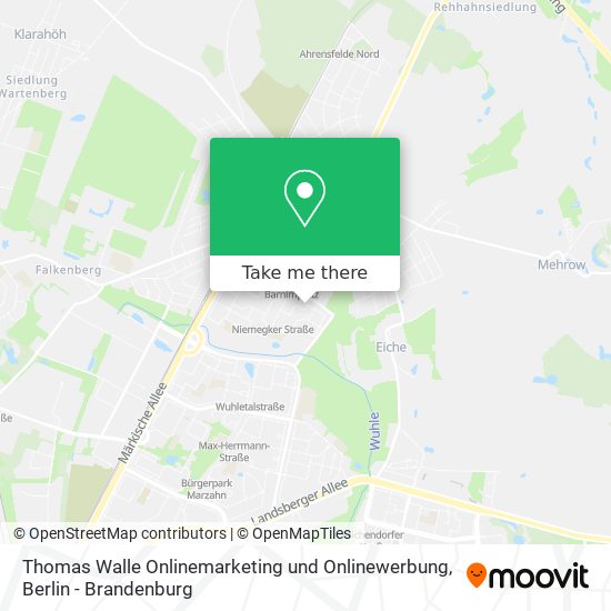 Thomas Walle Onlinemarketing und Onlinewerbung map