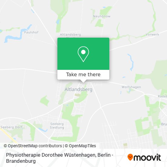 Карта Physiotherapie Dorothee Wüstenhagen