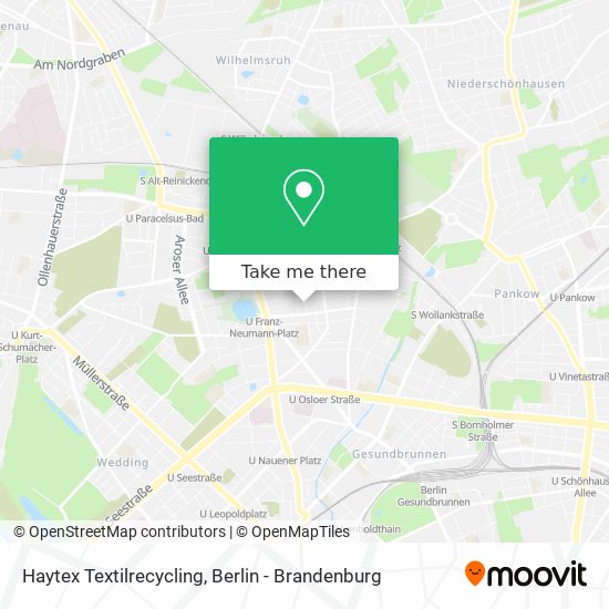 Haytex Textilrecycling map