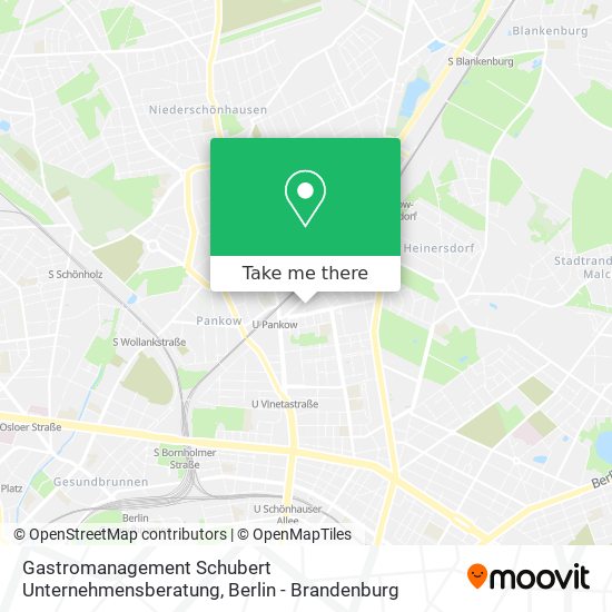 Карта Gastromanagement Schubert Unternehmensberatung