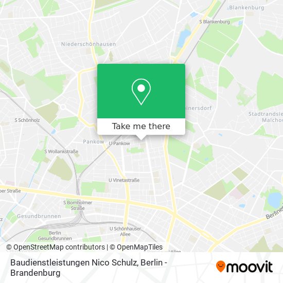 Baudienstleistungen Nico Schulz map