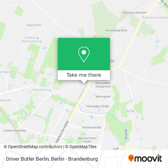 Driver Butler Berlin map