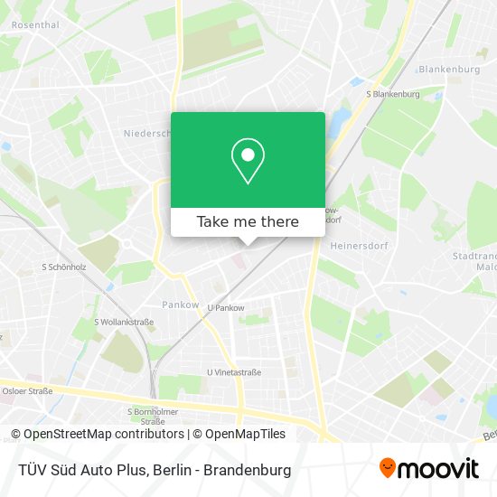 TÜV Süd Auto Plus map