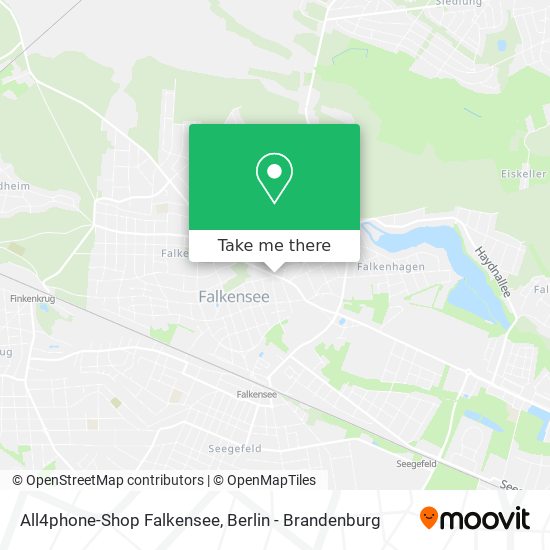 Карта All4phone-Shop Falkensee