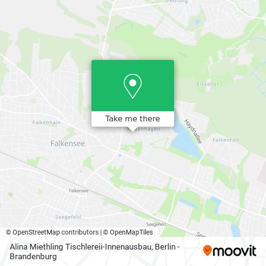 Карта Alina Miethling Tischlereii-Innenausbau