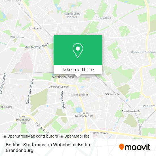 Berliner Stadtmission Wohnheim map