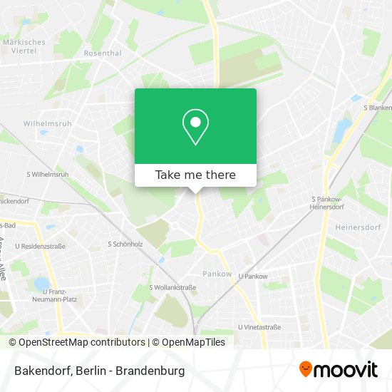 Bakendorf map