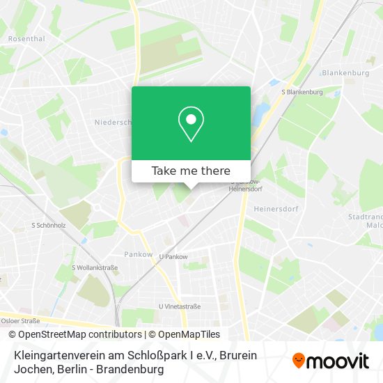 Kleingartenverein am Schloßpark I e.V., Brurein Jochen map