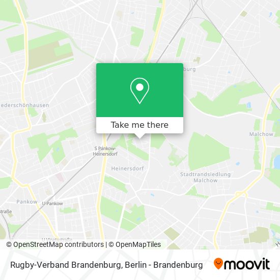 Rugby-Verband Brandenburg map