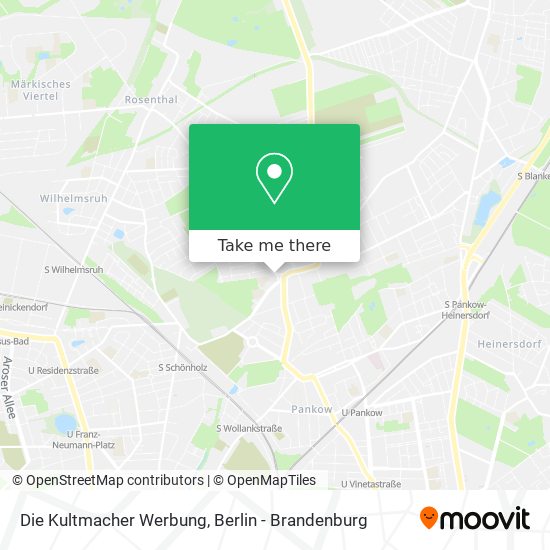 Die Kultmacher Werbung map