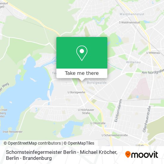 Schornsteinfegermeister Berlin - Michael Kröcher map