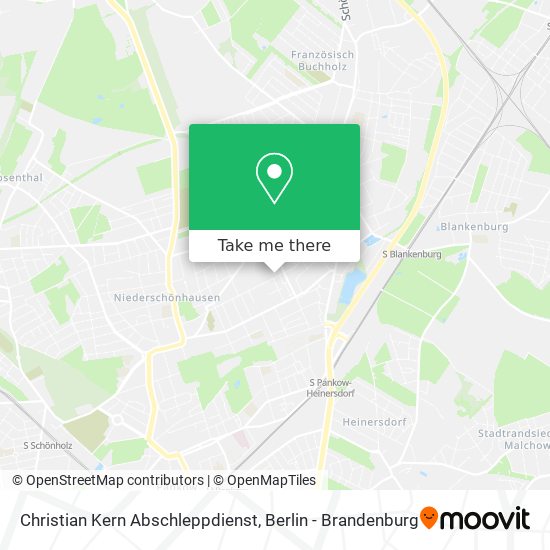 Christian Kern Abschleppdienst map