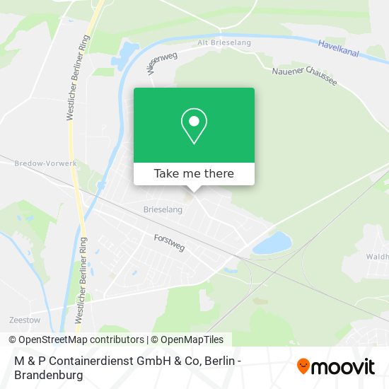 M & P Containerdienst GmbH & Co map
