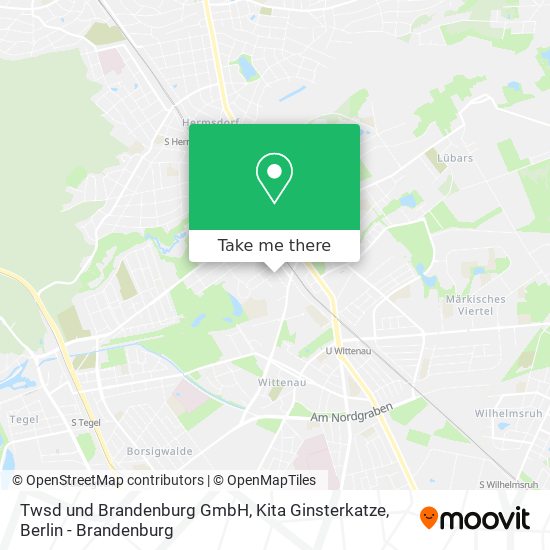 Карта Twsd und Brandenburg GmbH, Kita Ginsterkatze