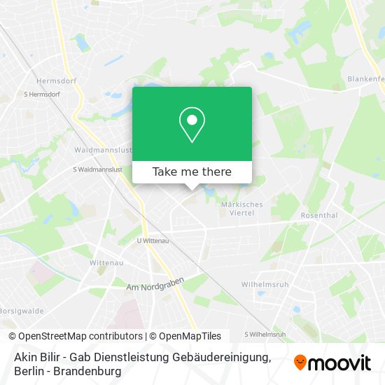 Akin Bilir - Gab Dienstleistung Gebäudereinigung map