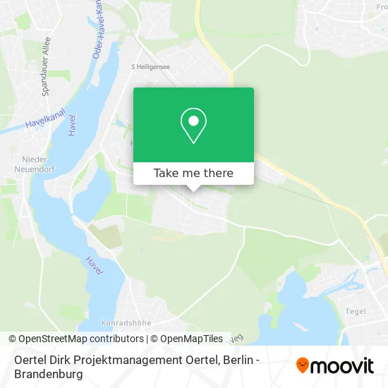 Карта Oertel Dirk Projektmanagement Oertel