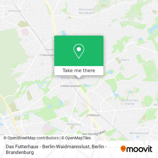 Das Futterhaus - Berlin-Waidmannslust map