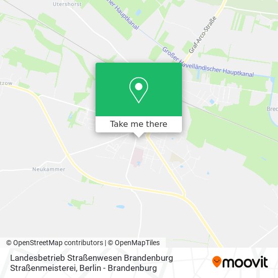 Карта Landesbetrieb Straßenwesen Brandenburg Straßenmeisterei