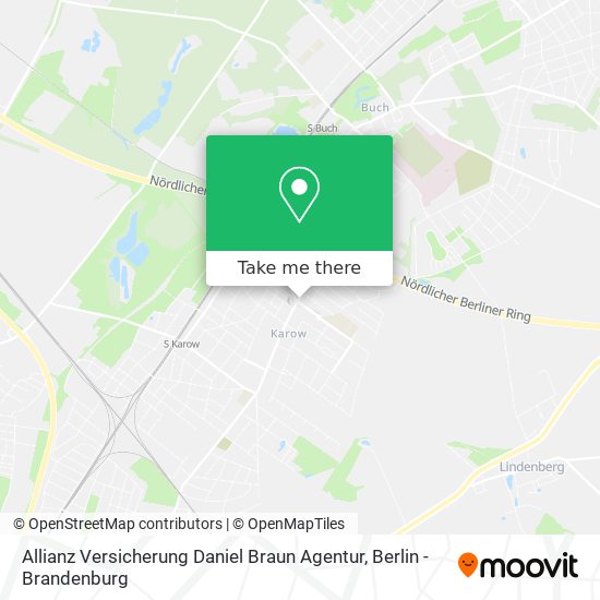 Allianz Versicherung Daniel Braun Agentur map