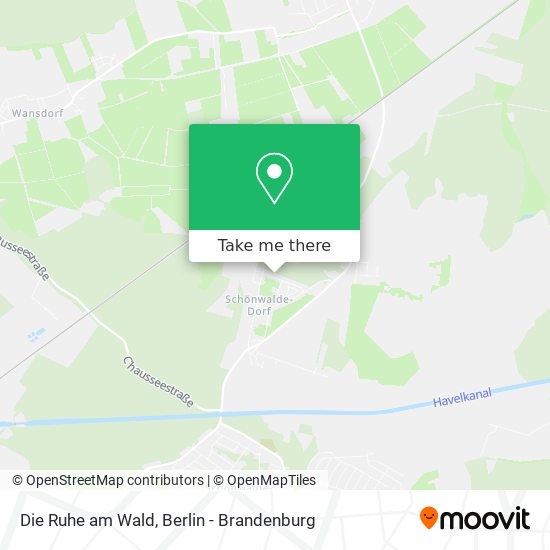 Die Ruhe am Wald map