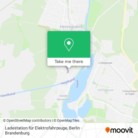 Карта Ladestation für Elektrofahrzeuge