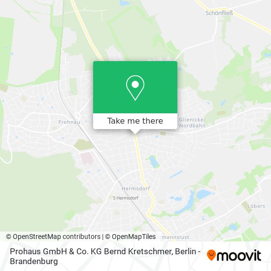 Карта Prohaus GmbH & Co. KG Bernd Kretschmer