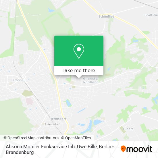 Ahkona Mobiler Funkservice Inh. Uwe Bille map