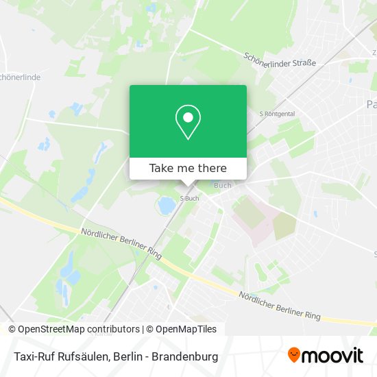 Карта Taxi-Ruf Rufsäulen