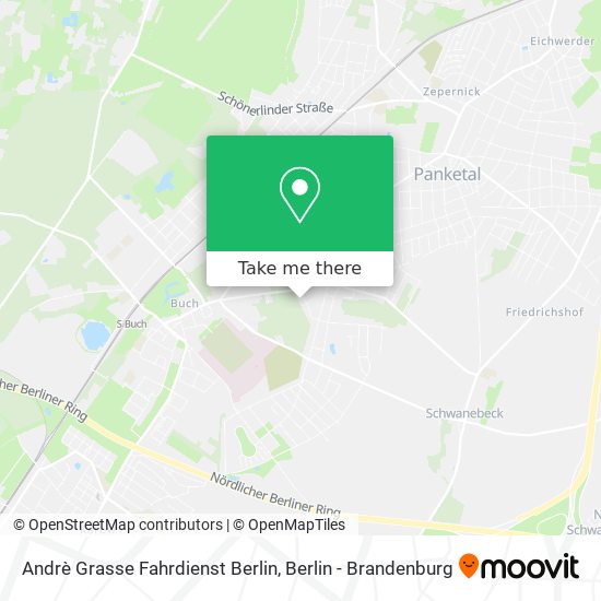 Andrè Grasse Fahrdienst Berlin map