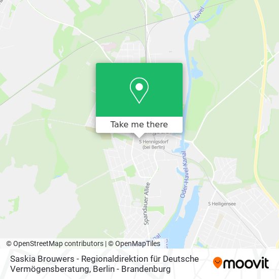 Saskia Brouwers - Regionaldirektion für Deutsche Vermögensberatung map