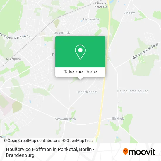 Карта Haußervice Hoffman in Panketal