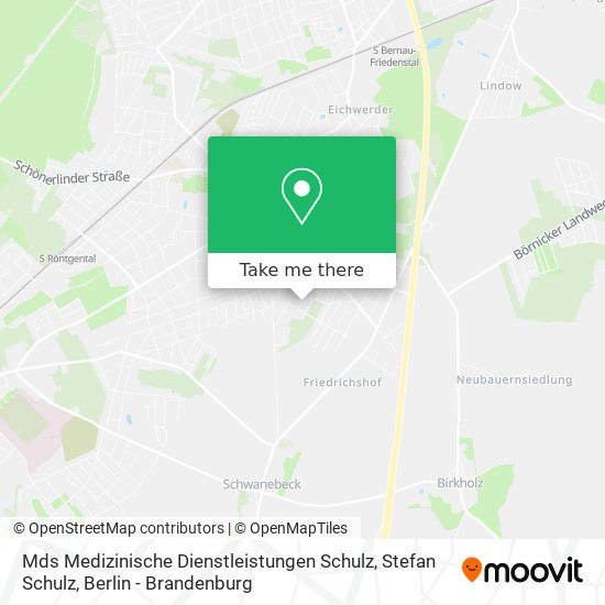 Mds Medizinische Dienstleistungen Schulz, Stefan Schulz map