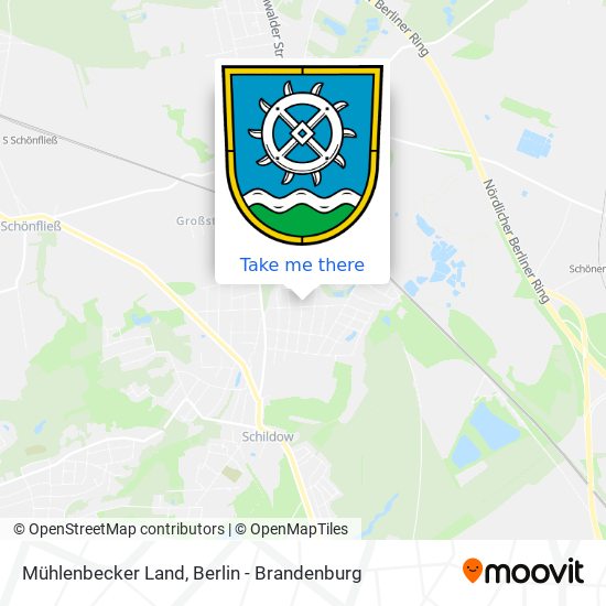 Mühlenbecker Land map