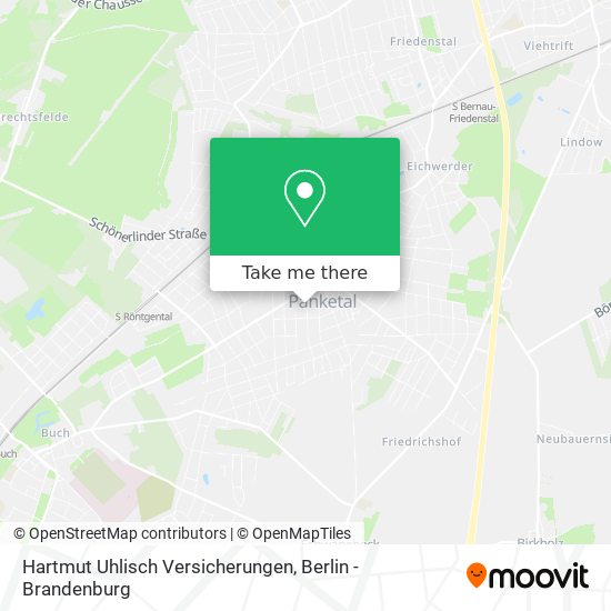 Hartmut Uhlisch Versicherungen map