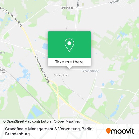 Grandfinale-Management & Verwaltung map