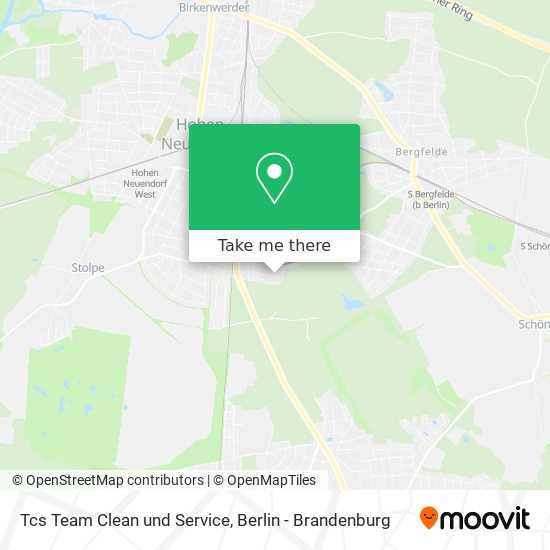 Tcs Team Clean und Service map