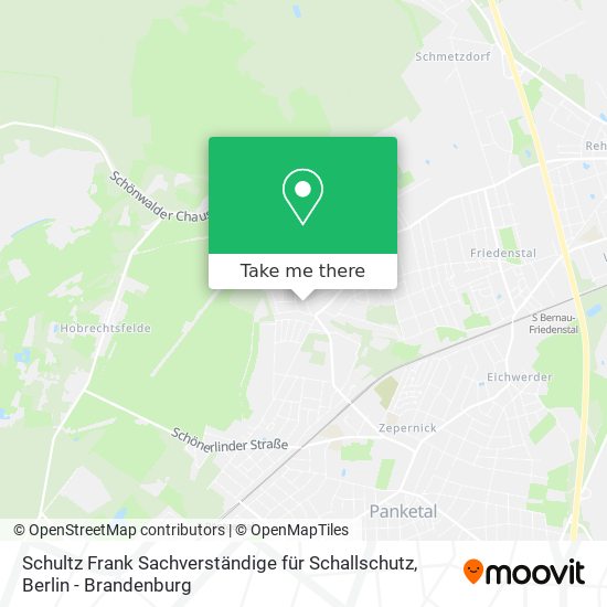 Schultz Frank Sachverständige für Schallschutz map