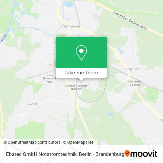 Ebatec GmbH Notstromtechnik map
