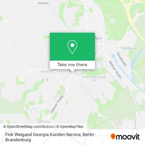 Карта Fink Weigand Georgia Kunden-Service