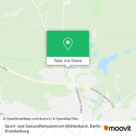Sport- und Gesundheitszentrum Mühlenbeck map