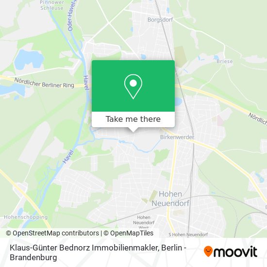 Klaus-Günter Bednorz Immobilienmakler map