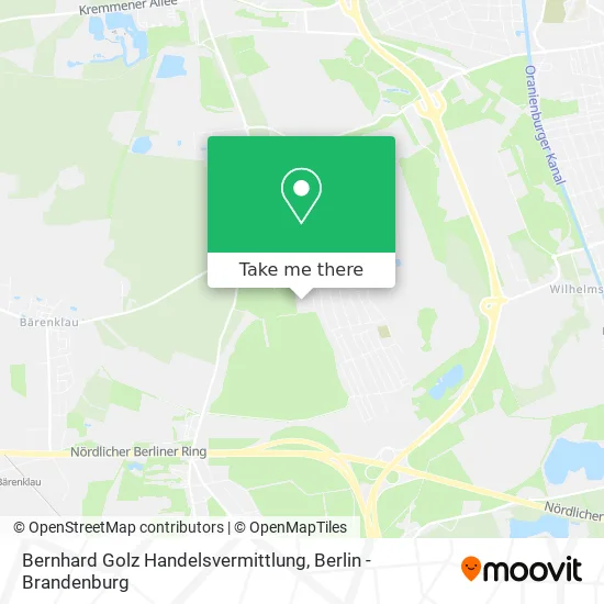 Карта Bernhard Golz Handelsvermittlung