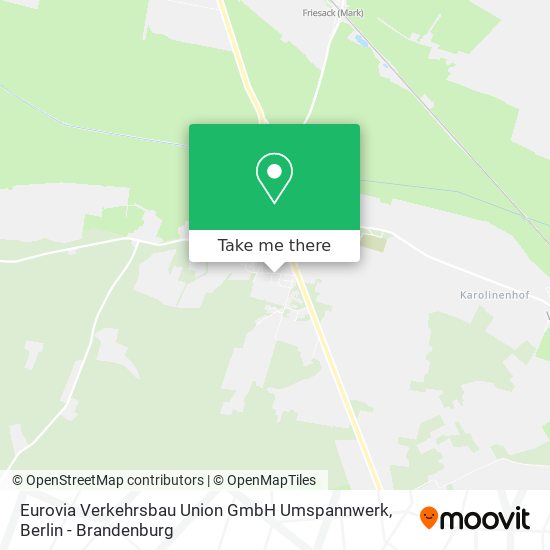 Eurovia Verkehrsbau Union GmbH Umspannwerk map